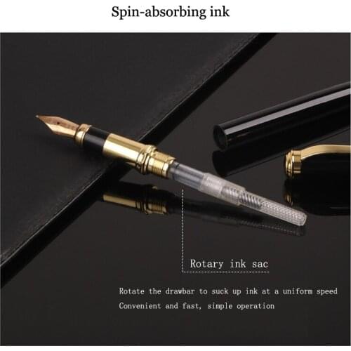 2020 New Business Students Fountain Pen 0.5mm Luxury Brand Office Ink Pen Calligraphy Pen School office supplies 1pc