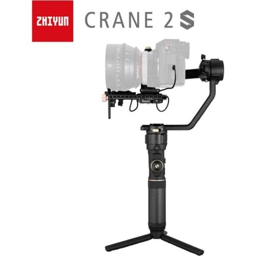 ZHIYUN Crane 2S Handheld Gimbal Camera Stabilizer for Sony Canon BMPCC Fujifilm Cameras DSLR Camera with upgarded focus controll