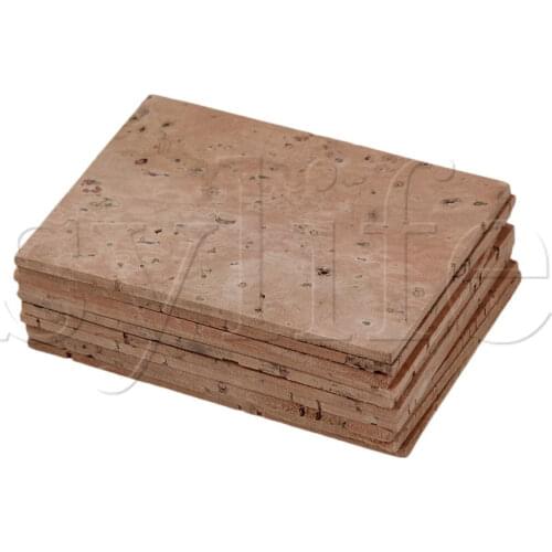 Generic Natural Sax Saxophone Neck Cork Sheet 2mm Pack of 10