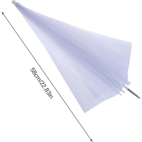 Photo Standard Flash Diffuser Translucent Soft Light Umbrella 33\" White 270B