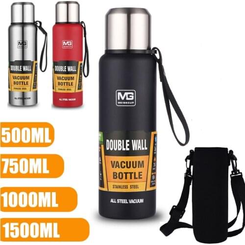 500/700/1000/1500ml Large Capacity Thermos Water Bottle Stainless Steel Insulated Tumbler Vacuum Flask Bottle Thermoses