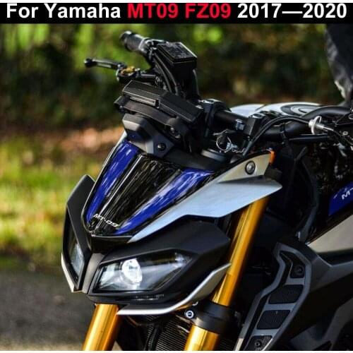 Windscreen For Yamaha MT-09 MT09 2017 2018 2019 Motorcycle Accessories Screen Protector Front Fender Extension Cover For FZ 09