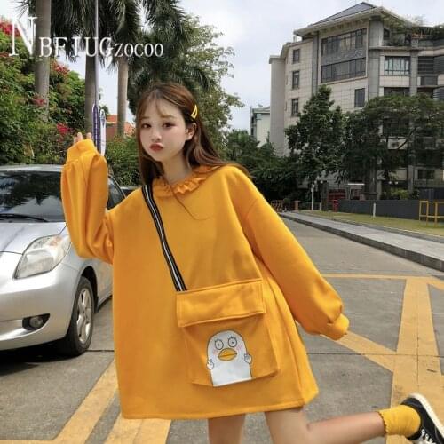 Yellow Red Color Long Sleeve Women Sweatshirts M-2XL Female Sweatshirt