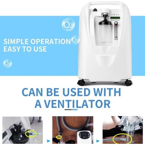 0-5L/min medical oxygen generator respiratory disease emphysema elderly oxygen machine with atomizing mute pregnant women 220v