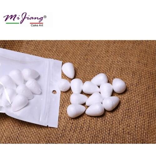 20pcs/bag Foam Flower Petal Fondant Decor Cake Mold Baking Mould DIY Cake Decorating Tools PM02