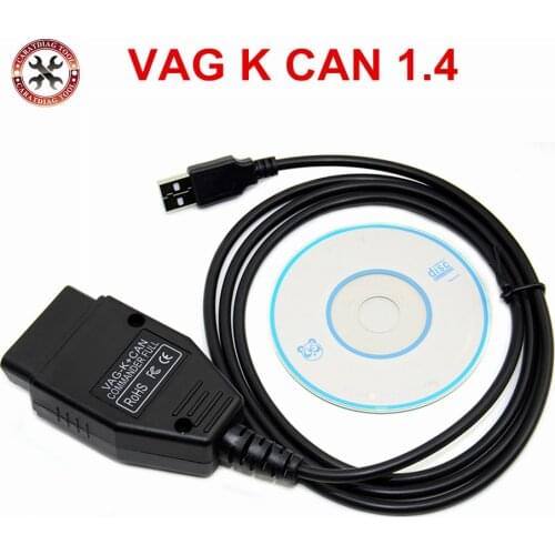 2021 Newest VAG K+CAN Commander 1.4 FT232RQ PIC18F25K80 For VAG K+CAN 1.4 K-Line Commander Code Scanner ForAUDI/S-eat/V-W