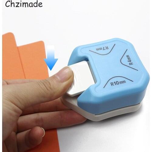 Chzimade 3 In 1 Corner Rounder Punch Card Making and Scrapbooking 3 Way Corner Cutter Puncher Cards Diy Crafts