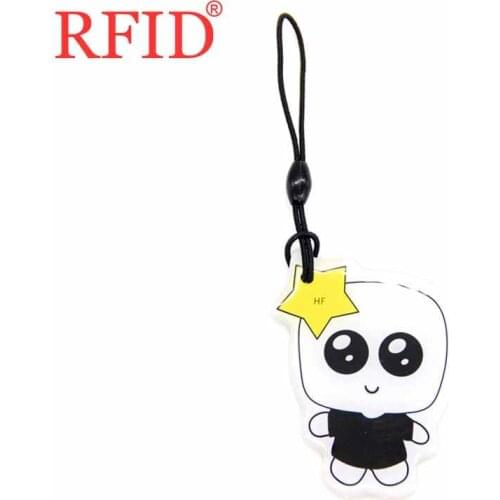 ID 125Khz EM4305 EM4205 Rewritable Writable Keyfobs Key Fobs RFID Cartoon Waterproof Key Ring Token Tag Access Control Card 1pcs