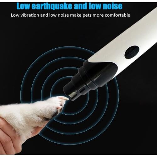 Rechargeable Nails Dog Cat Care Grooming USB Electric Pet Dog Nail Grinder Trimmer Clipper Pets Electric Nail Trimmer Tools