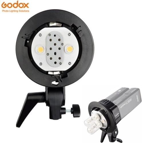 Godox WITSTRO AD-B2 AD200 Dual Power Flash Head Bowens Mount Double Tube Light Head Bracket for AD200 Flash Speedlite