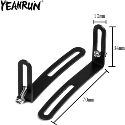 RC Car Metal Rear Bumper Anti-collision Bumper Beam Pressing Tablet for 1/10 RC Crawler Axial SCX10 Upgrade Parts