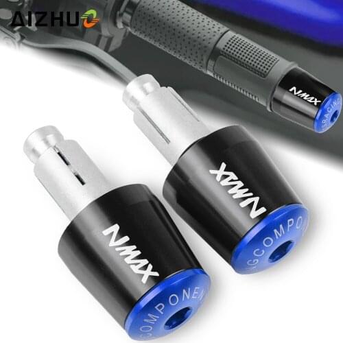 Motorcycle Hand Bar End Handle Grips End Hand Cap 7/8"22mm For YAMAHA NMAX 155 NMAX155 NMAX 125 NMAX 150 N-MAX 125 155