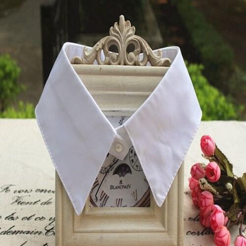 Fake Collar Ladies Women Adult Detachable Lapel Shirt Fake Collar Fashion Solid Color False Blouse Neckwear Clothing Accessories