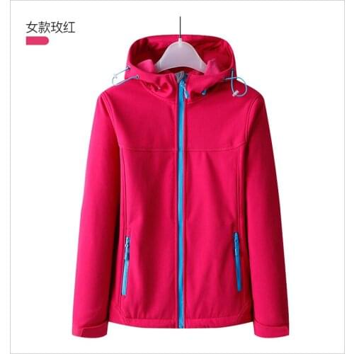 Latest soft shell womens autumn and winter outdoor Fleece Jacket