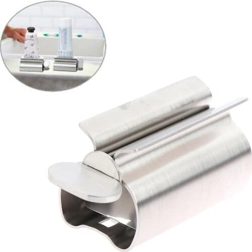 Newest Toothpaste Tube Squeezer Toothpaste Roller Stainless Steel Labor Saving Toothpaste Tube Wringer