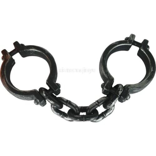 Halloween Props Black Lacquered Iron Shackles And Legcuffs Shackles Heavier Room Escape Couple Game The Best Products 5Z-HH041