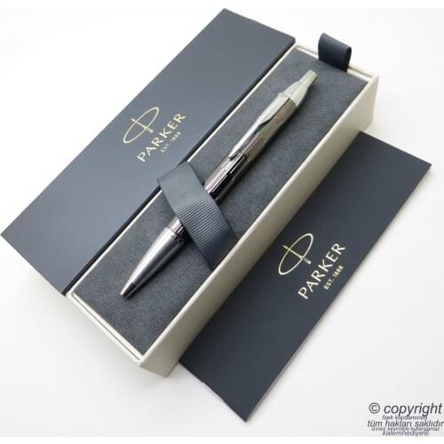 Parker Im Premium Pattern Gray CT Ballpoint Pen | Parker Pen | İsme Special Pen | Gift Pen