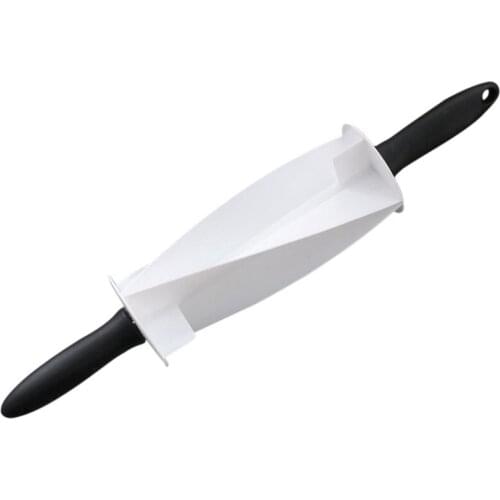 DIY Croissant Rolling Pin Non-Stick Cutter Cake Dough Roller Baked Croissant Pastry Noodle Biscuit Baking Tools