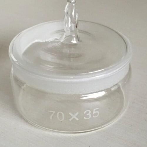 Glass Benzine cups for repair the watch Lapping cover without knob bencineras tapa esmerilada sin boton