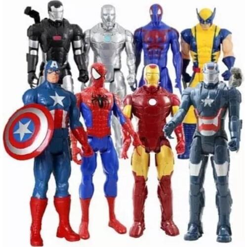 Disney Marvel Avengers Endgame Toys Doll for Kid Thanos Spider Hulk Iron Man Captain America Thor Wolverine Venom Action Figure