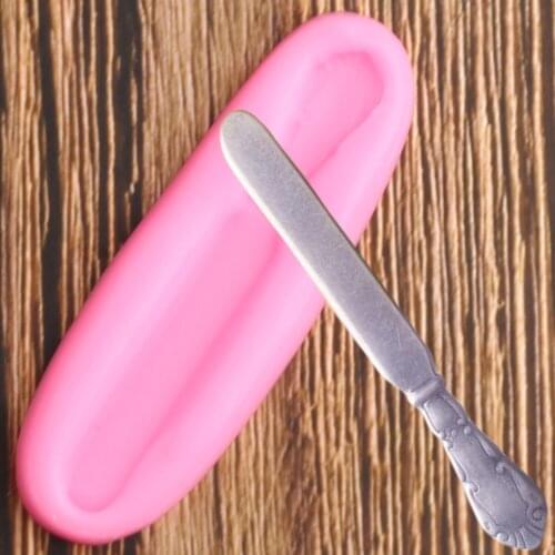 3D Knife Shape Silicone Mold Fondant Resin Clay Molds Cake Baking Chocolate Candy Decorating Tools