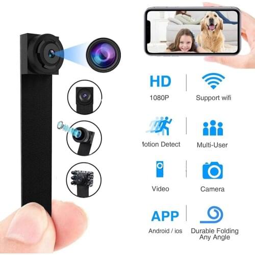 4K 1080P Full HD H.264 Ultra Mini WIFI Flexible Camera Video Audio Recorder Motion Detection Camcorder IP P2P Micro Cam