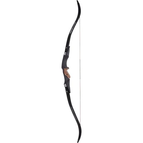 60" Hunting Recurve Bow Raptor ILF Type 20-50lb 17" Riser Black Archery Phoenix Take Down Bows Powerful Shooting