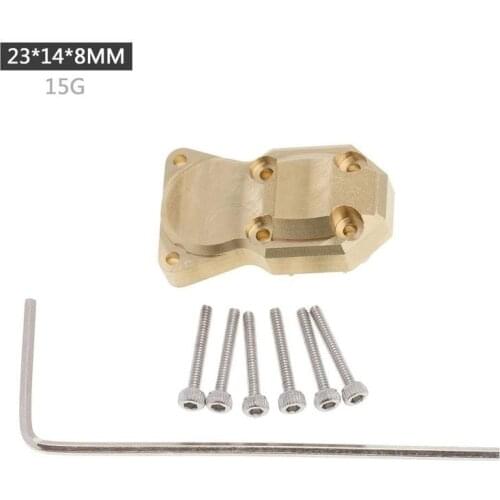 Toy Car Accessories 1/24 Simulation Model Axial Scx24 90081 Brass Bridge Cover Counterweight Cover Brass Counterweight