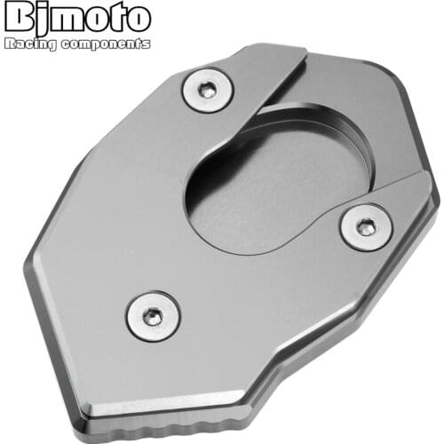BJMOTO Motorcycle Side Stand Kickstand Sidestand Extension Plate Pad For Kawasaki ZX6R 09-17 ER6N 12-17 ZX-10R 10-17 Z900 17-20