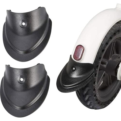 2PCS Scooter Fender Front Rear Fender Fish Tail Mud Splash Prevention Mudguard Bracket Accessories Compatible for Xiaomi M365