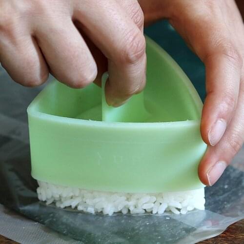 DIY Sushi Mold Kitchen Triangle Rice Ball Mold Maker Non-Stick Food Press Sushi Seaweed Rice Ball Mold Kitchen Bento Accessories