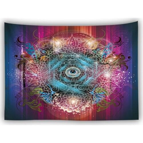 Evil eye tapestry wall cloth room decor carpet mandala pared drop shipping wall blanket