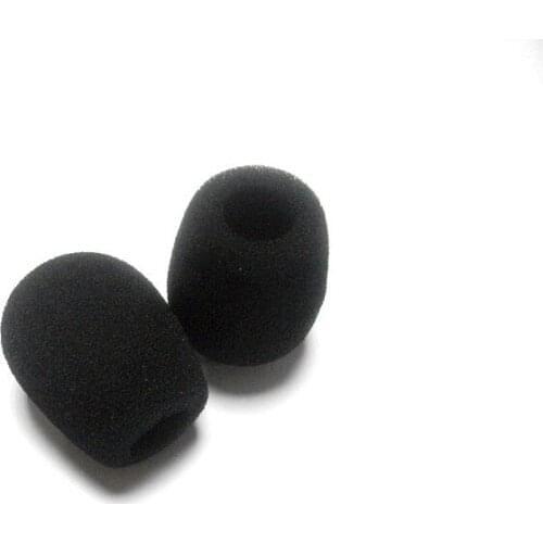 Linhuipad Microphone Windscreen mic sponge cover 10mm inner diameter & 28mm inner length for contact center headset 3000pcs /lot