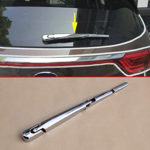 Chrome Rear Wiper Cover For Kia Sportage QL 2016 2017 2018 2019 2020 2021 Window Windscreen Blade Trims Molding