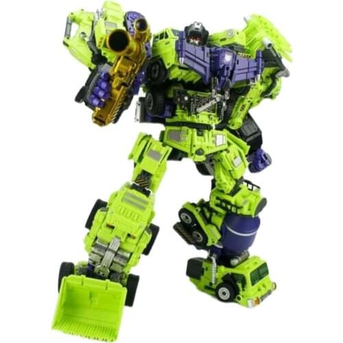 Transformation Generation Toy GT-99DX Gravity Builder Chrome Version Devastator 6in1 Sets Gift Box Action Figure Model Toys