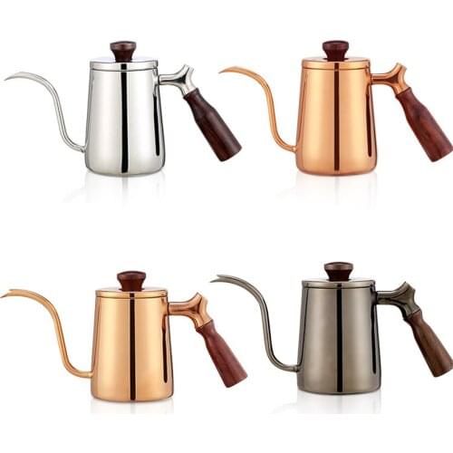 Stainless Steel Tooth Mouth Coffee Pot Teapot Drip Long Spout Kettle Cup Cafe Tools Coffee Accessories For Barista Coffee Maker