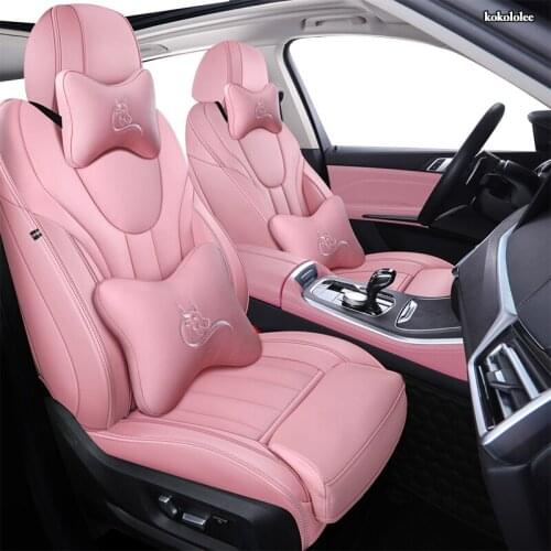 KOKOLOLEE Custom Leather car seat cover For Acura MDX RDX RL TL ILX CDX TLX-L Automobiles Seat Covers car seats