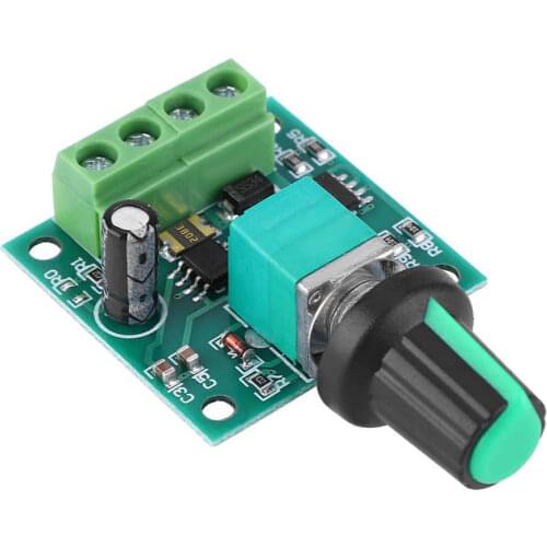 DC Motor Speed Controller 1.8-12V 2A Low Voltage Electric Motor Speed Regulator PWM Speed Governor
