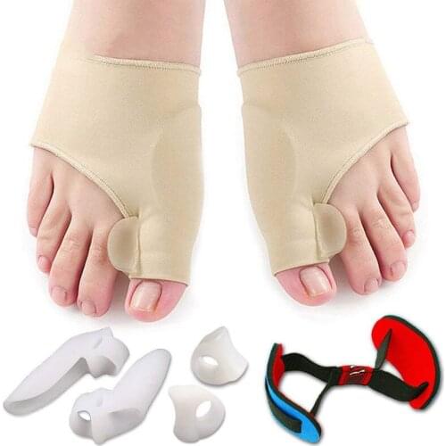 Corrector and Bunion Relief Protector Sleeves Kit - Treat Pain in Hallux Valgus,Big Toe Joint,Hammer Toe,Toe Separators Spacers