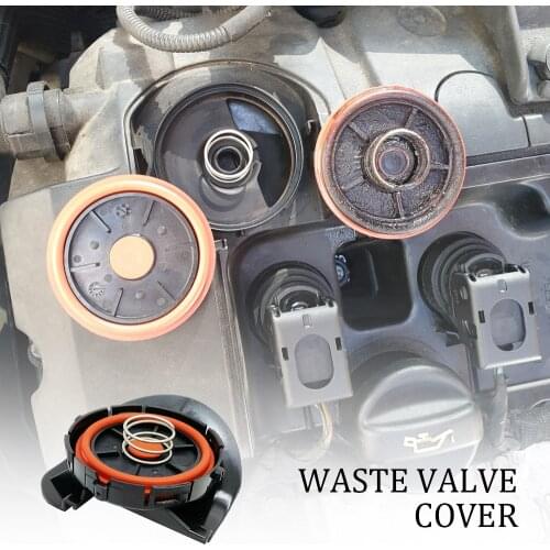 Car Waste Valve Cover Bonnet Repair Kit Bonnet With Diaphragm For Peugeot 207 EP6 VTI Citroen Mini Cooper Car Repair Accessories