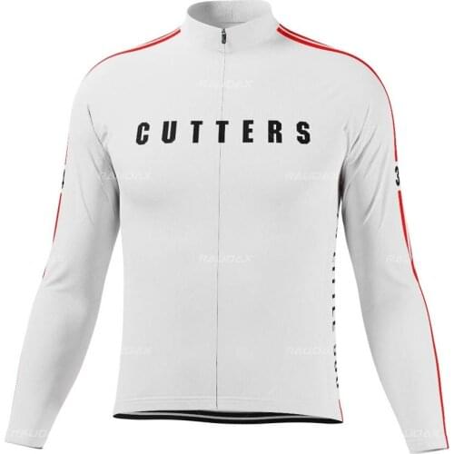 Mens Autumn Cutters Breaking Away Movie Long Sleeve Cycling Jersey Quick-Dry Bike Sports Clothing Ropa Ciclismohombre Maillot