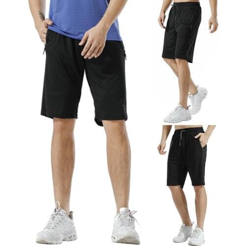 Men Sports Shorts Outdoor Fashion Training Shorts Men Breathable Quick Drying Drawstring Pockets Training Sports Running Shorts
