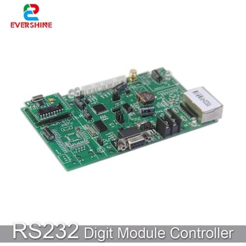 RS232 RF Serial Port Control Card For 7 Segment Digital Number Module LED Gas Station Electronic Fuel Price Sign