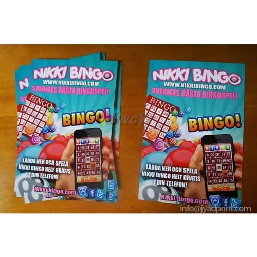 Custom Full Color Printing 157GSM Glossy Paper Poster A5 Leaflet (10000pcs)