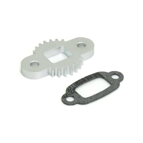 RC Cen FS HPI FG MCD Redcat Racing Gas Engine1/5 SCALE LOSI 5IVET BUGGY XL DBX Bajer Tuned exhaust Pipe Gasket + Cooling plate