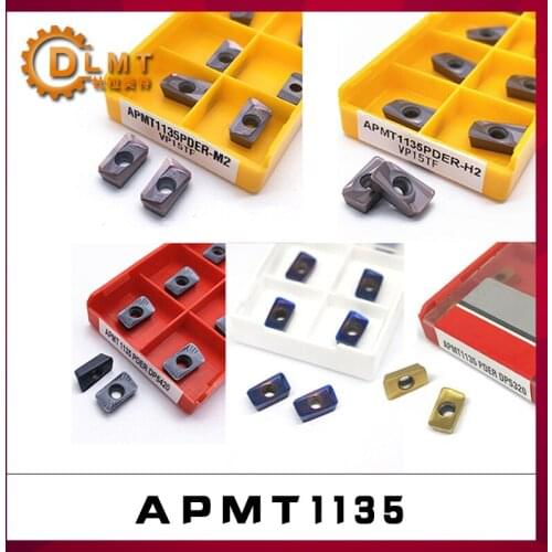 10pcs APMT1135 H2 M2 DP5320 DP5420 Cemented carbide APMT Milling insert Special for CNC machining center