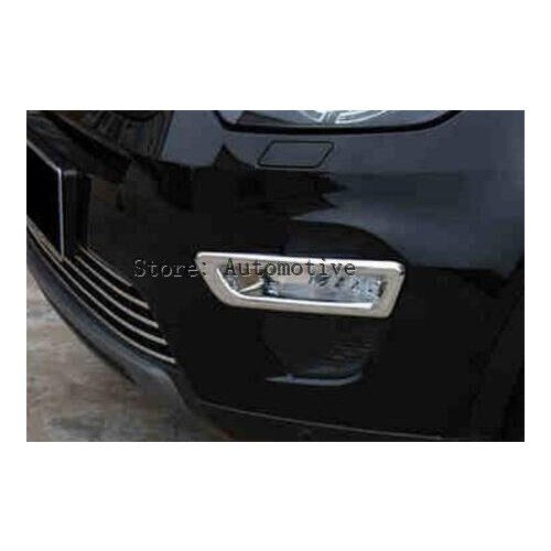 More Fashion ! Interior For Land Rover Discovery Sport 2015 2016 2017 ABS Front Fog Light Lamp Cover Trim