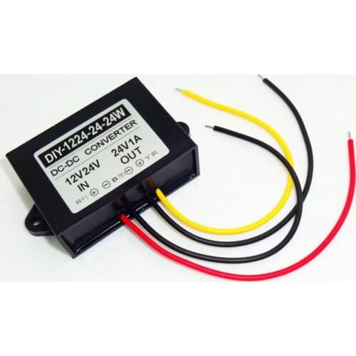 12V 24V Turn 24V 1A Power Supply DC DC 24V Turn 24V 1A 24W Automatically Boost Buck Power Module Converter Voltage Regulator