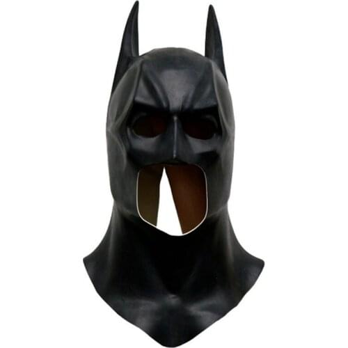 2021 The Bat Superhero Mask Cosplay Bruce Wayne Latex Masks Halloween Carnival Masquerade Party Costume Props Anime Hero Mask PU