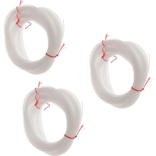 3Pcs 100m Nylon Clear String Thread 1mm Dia. Boat Cast Fishing Line Hook Tying Fishing Accessories